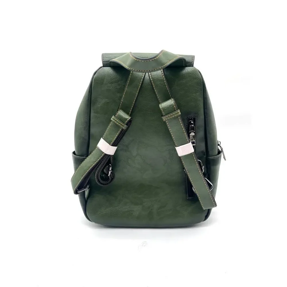 Leather Embossed NWOT Backpack, Hippie Hobo Style